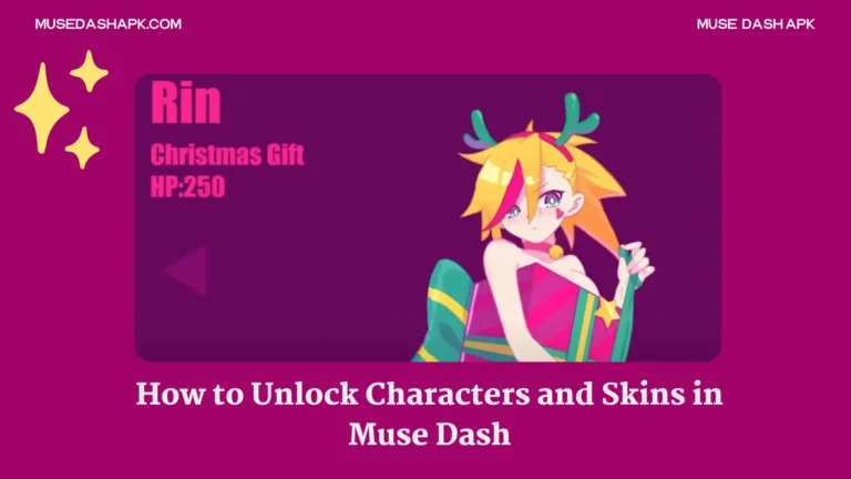 Muse Dash Characters and skins