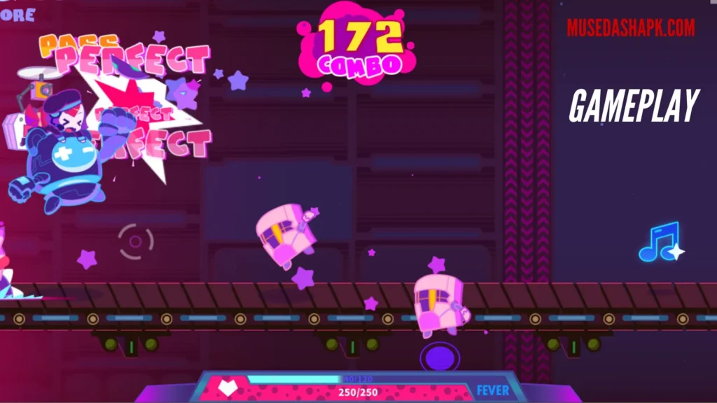 Muse dash gameplay mobile