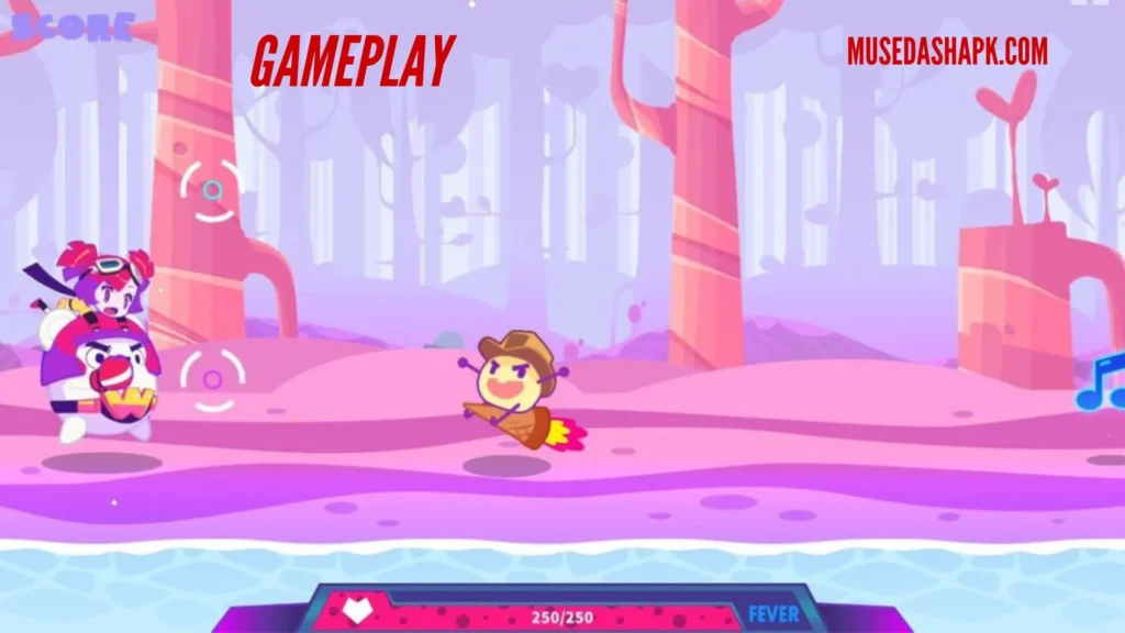 Muse dash mobile gameplay
